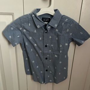 The Children’s Place Toddler Boy Short Sleeve Button Down